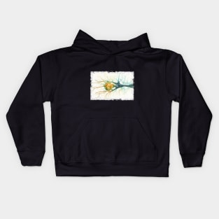 Abstract Human nerve cell Kids Hoodie